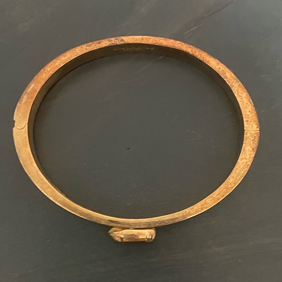 White and gold coach bangle - Picture 3 of 4